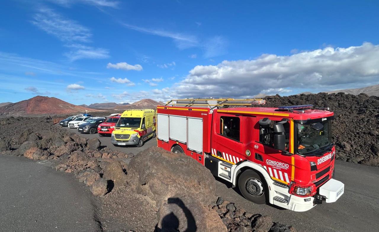 Turista accidentada en Los Hervideros