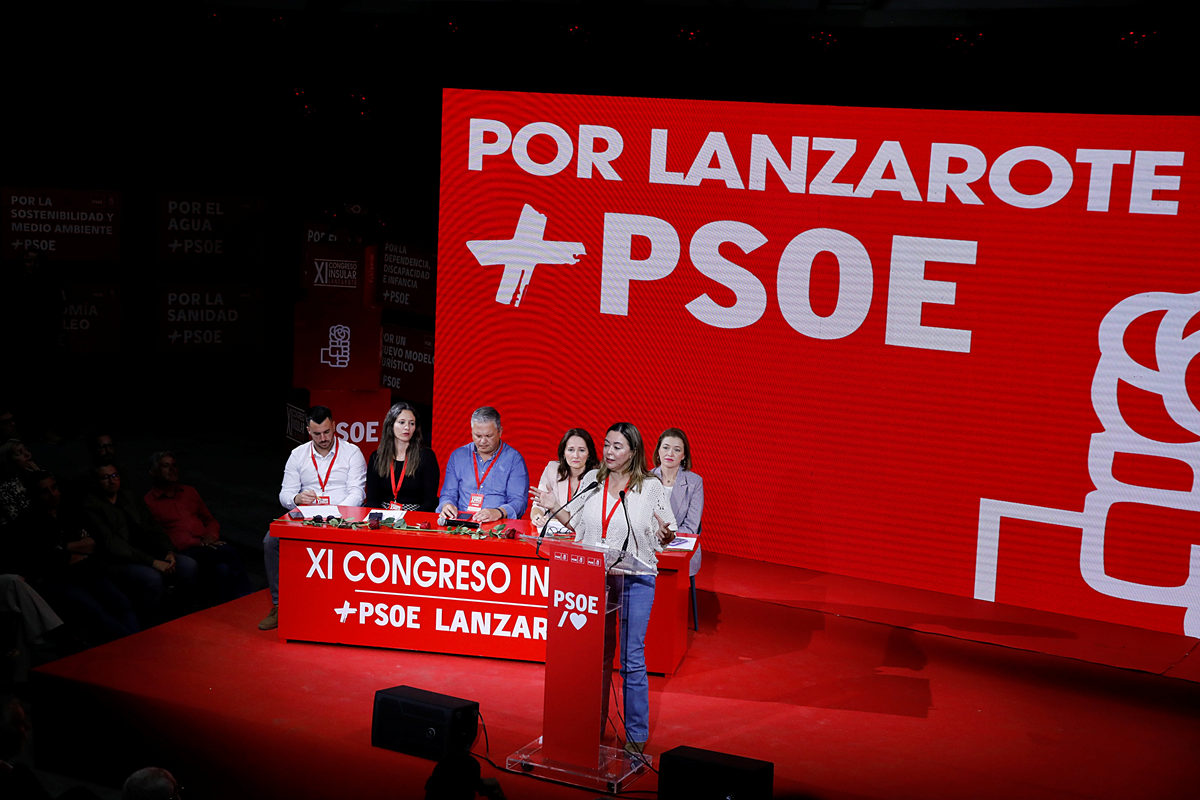 María Dolores Corujo, secretaria general del PSOE de Lanzarote y diputada en el Congreso