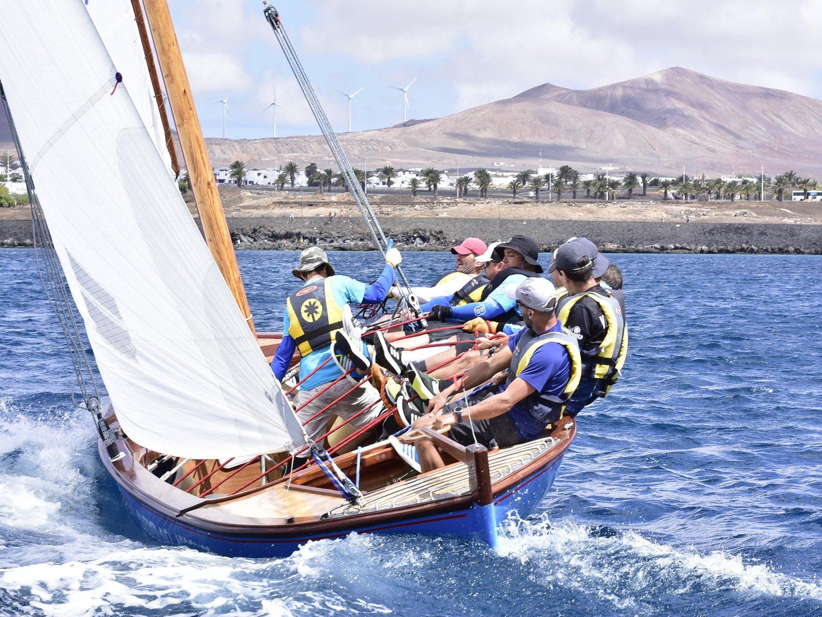 Regata de entrenamiento 8,55 metros.