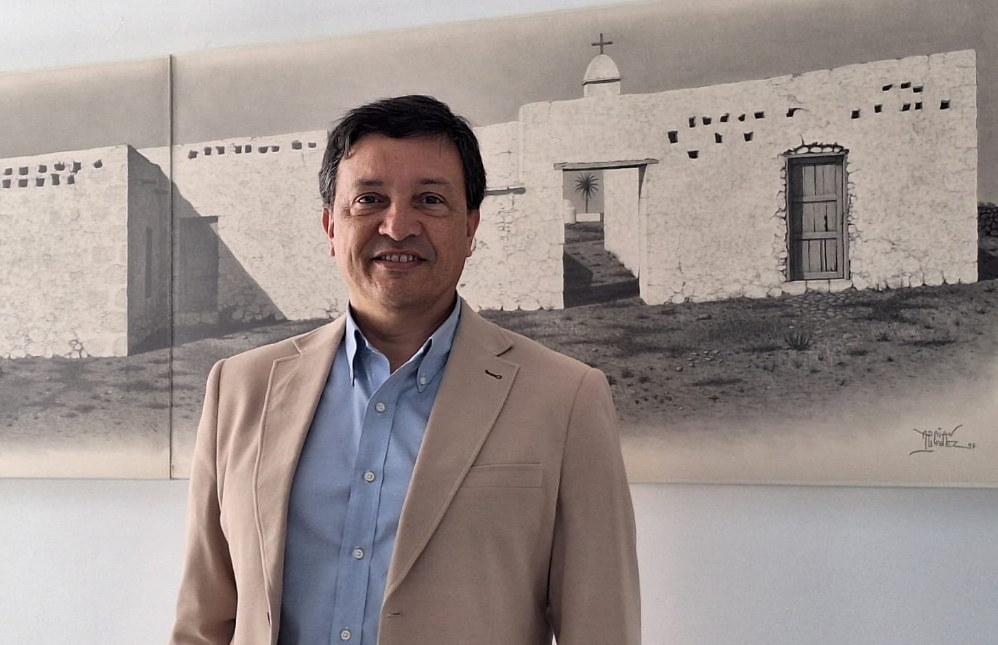 El decano del Colegio de Arquitectos de Lanzarote, Alberto Lasso. Arquitectura.