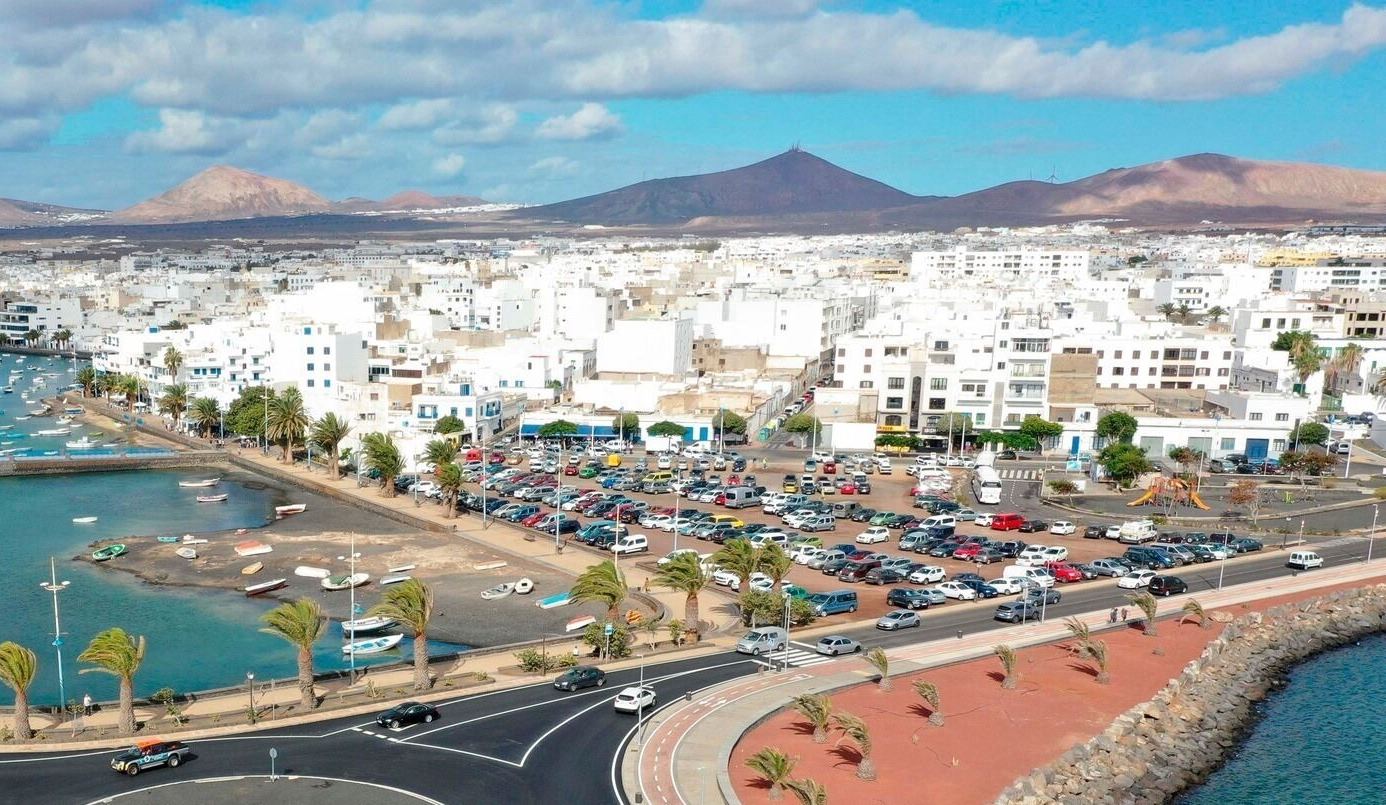 Imagen aérea de Arrecife. Alquiler.