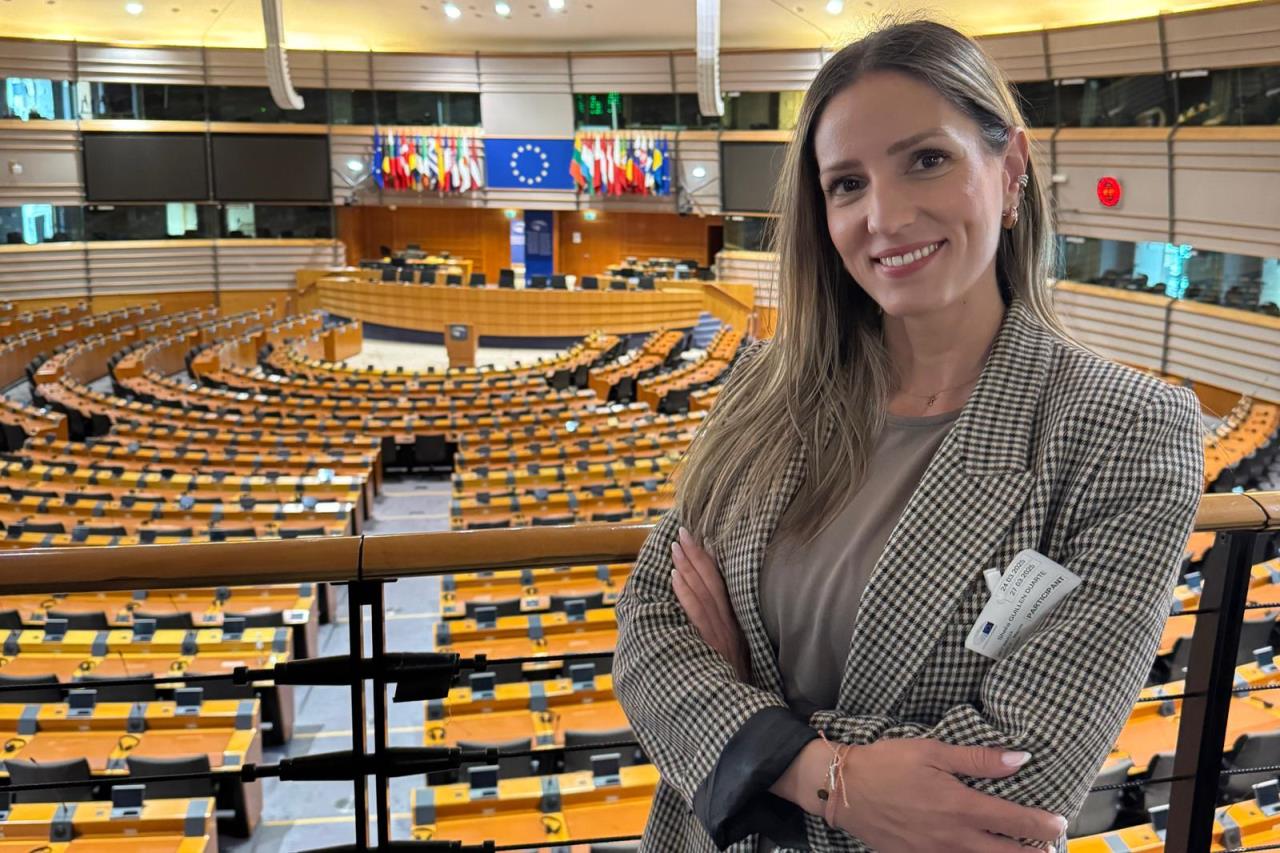 Sheila Guillén en el Parlamento Europeo