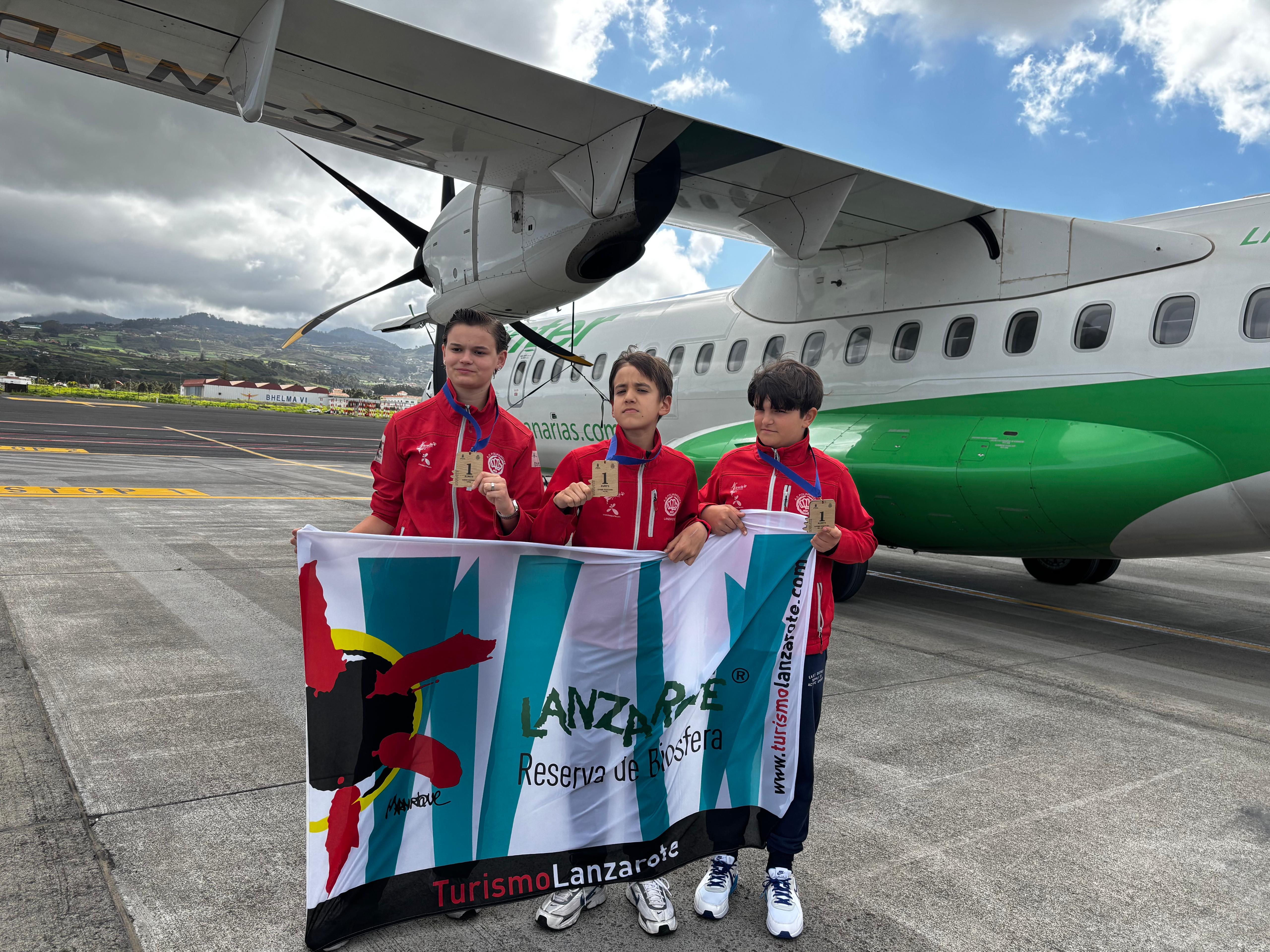 Deportistas del club Poliarrecife