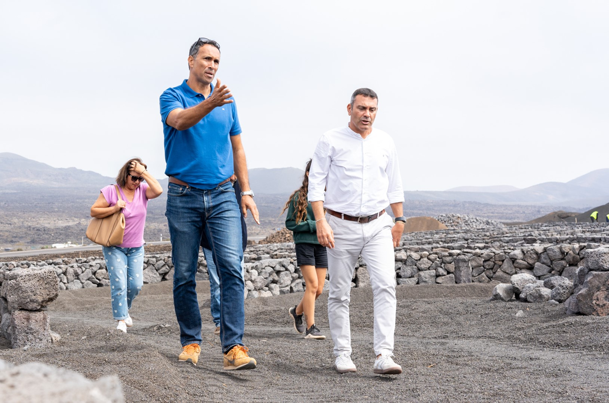 Visita a una de las fincas de La Geria