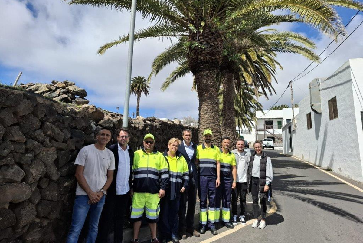 Trabajadores municipales de Haría