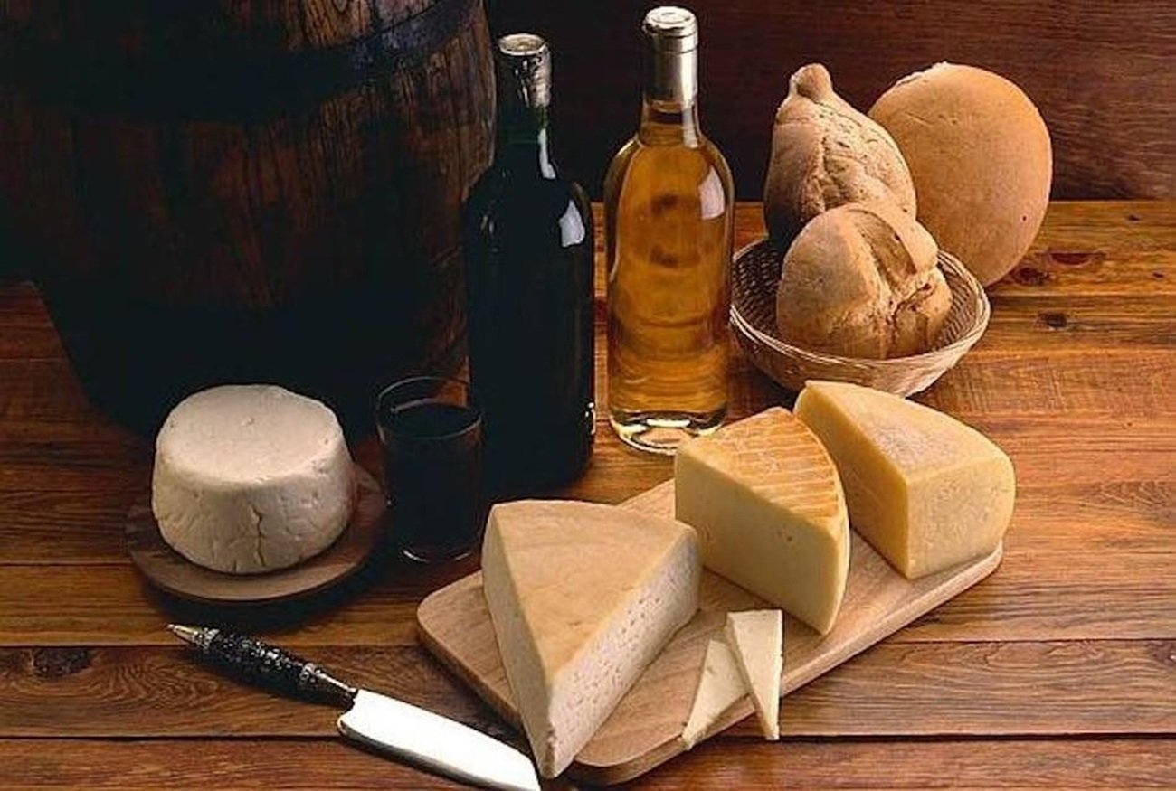 Vino y queso de Canarias