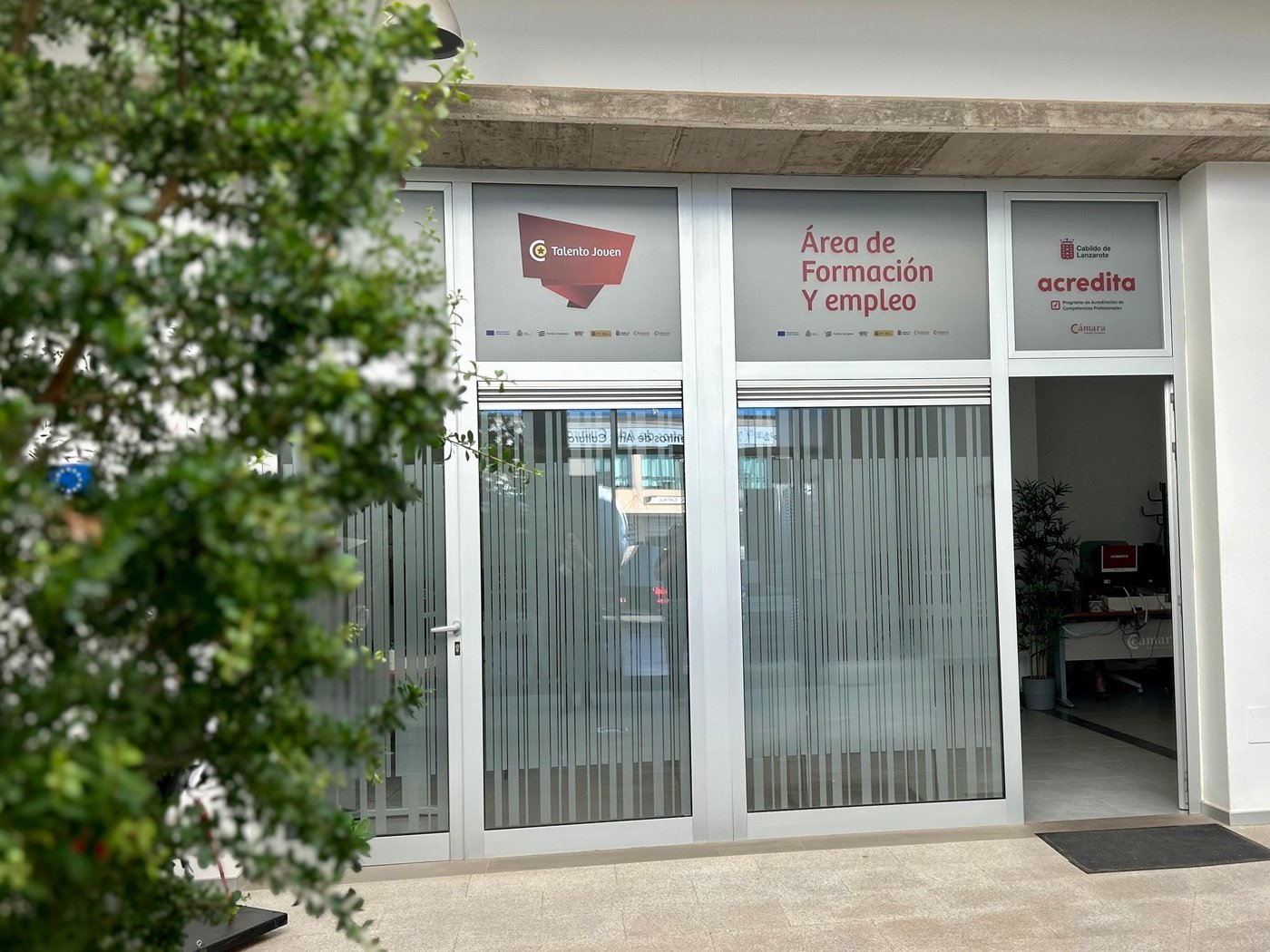 Instalaciones de la Cámara de Comercio de Lanzarote para la formación.