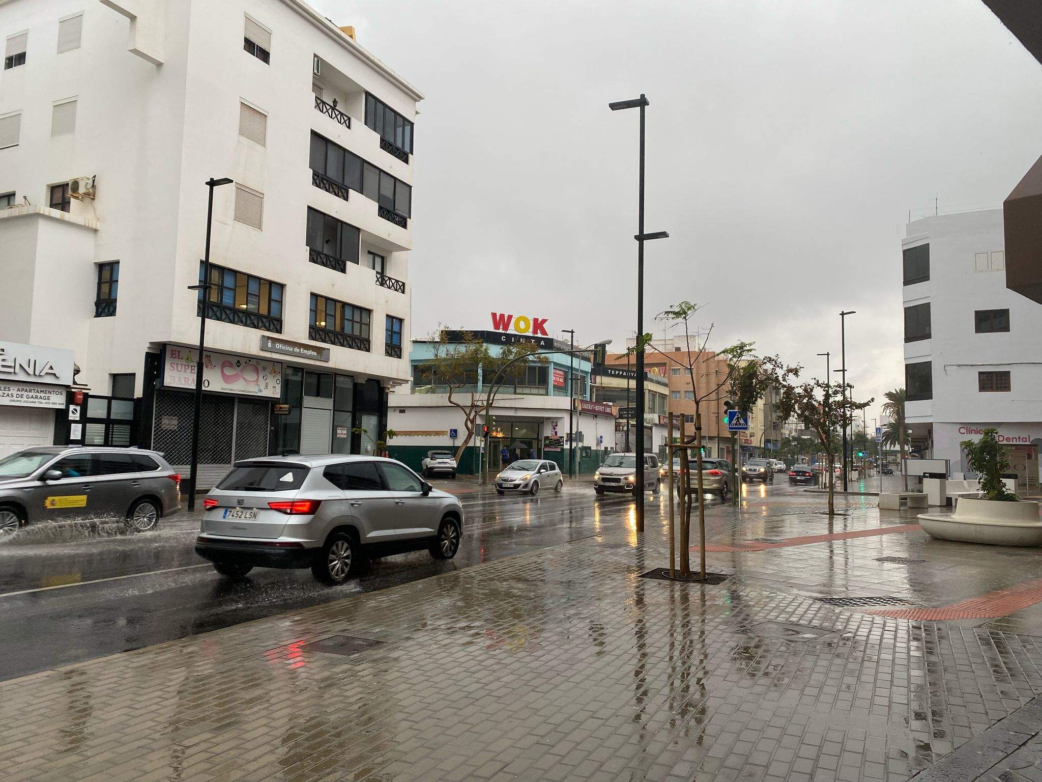 The rains arrive in Lanzarote