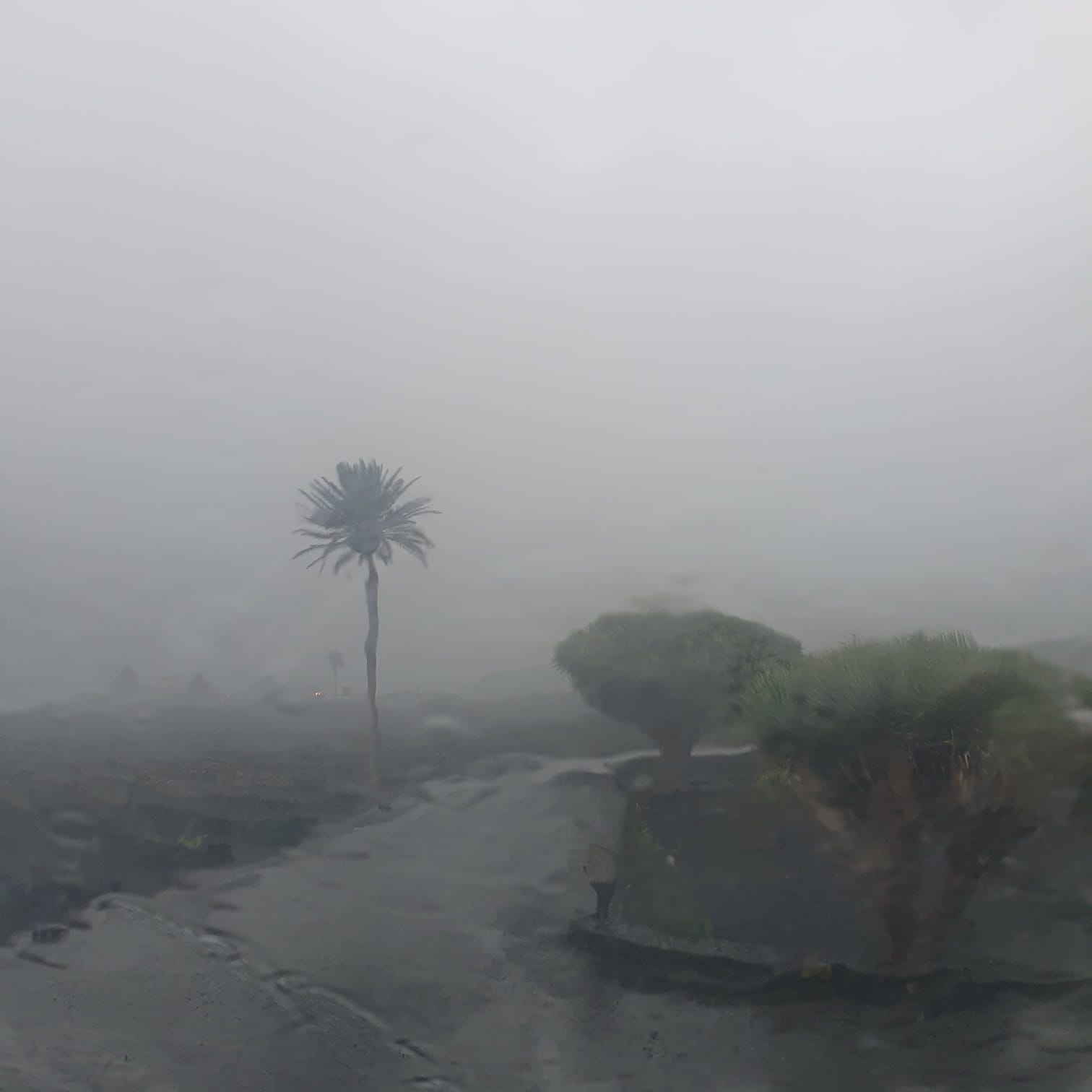 Llegan las lluvias a Lanzarote