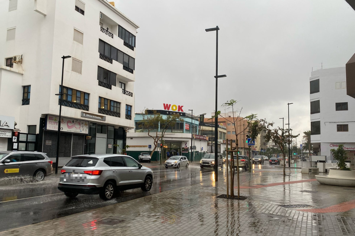 Llegan las lluvias a Lanzarote