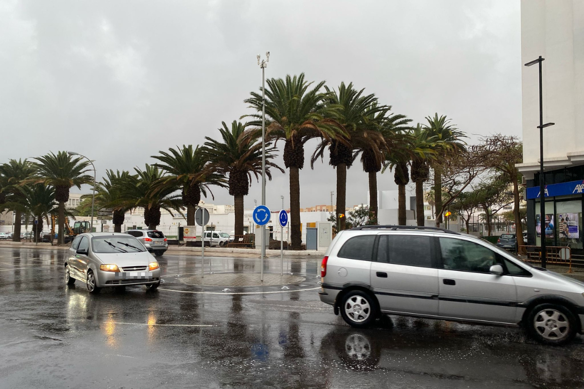 Llegan las lluvias a Lanzarote