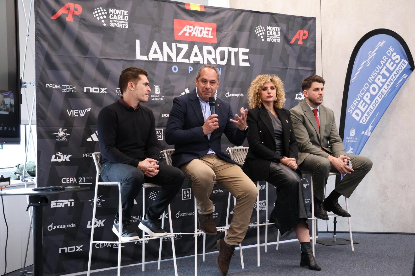 Presentación del A1 Pádel Open de Lanzarote