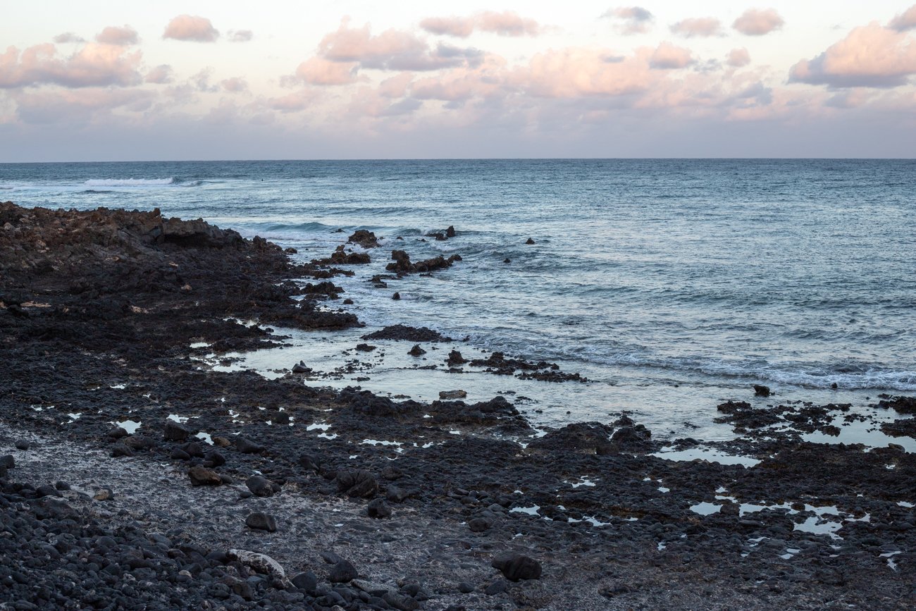 El mar en Lanzarote. Foto: Andrea Domínguez.
