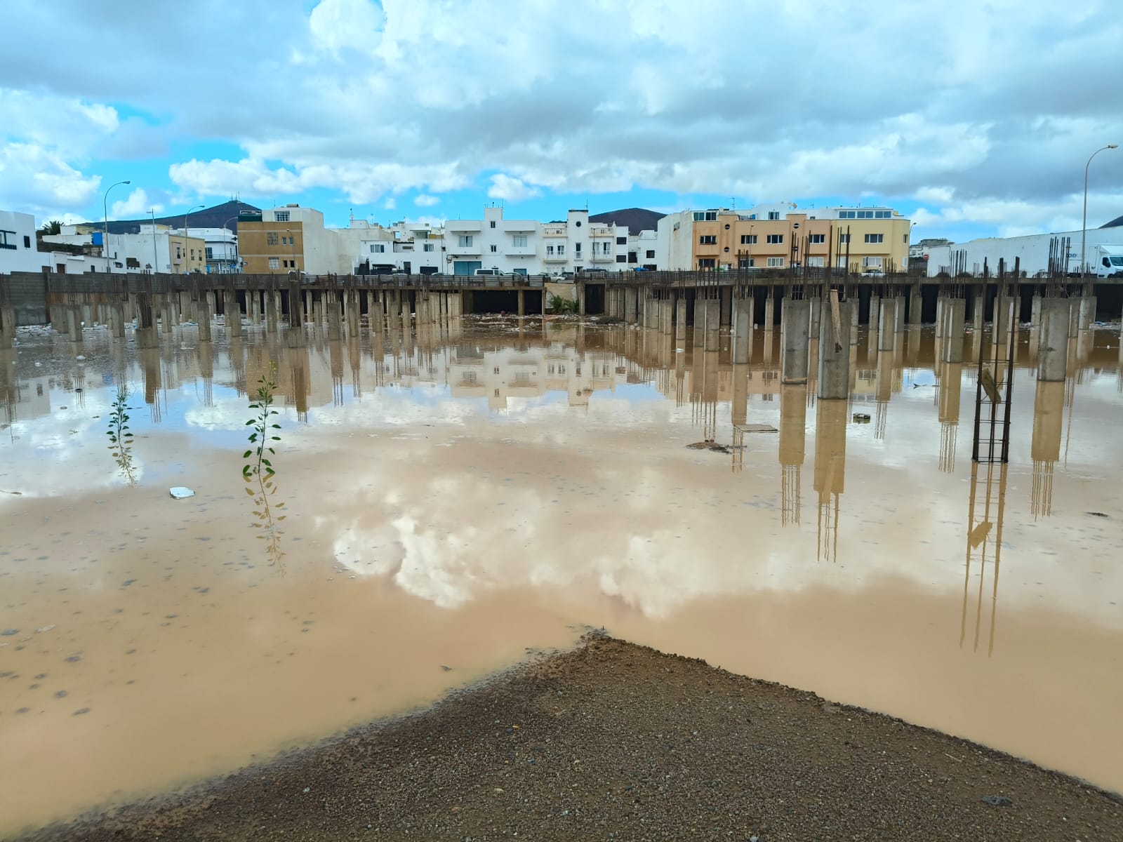 Arrecife sufre la peor parte de las lluvias Arrecife sufre la peor parte de las lluvias