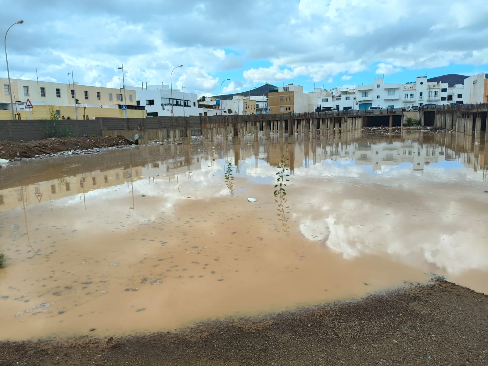 Arrecife sufre la peor parte de las lluvias Arrecife sufre la peor parte de las lluvias