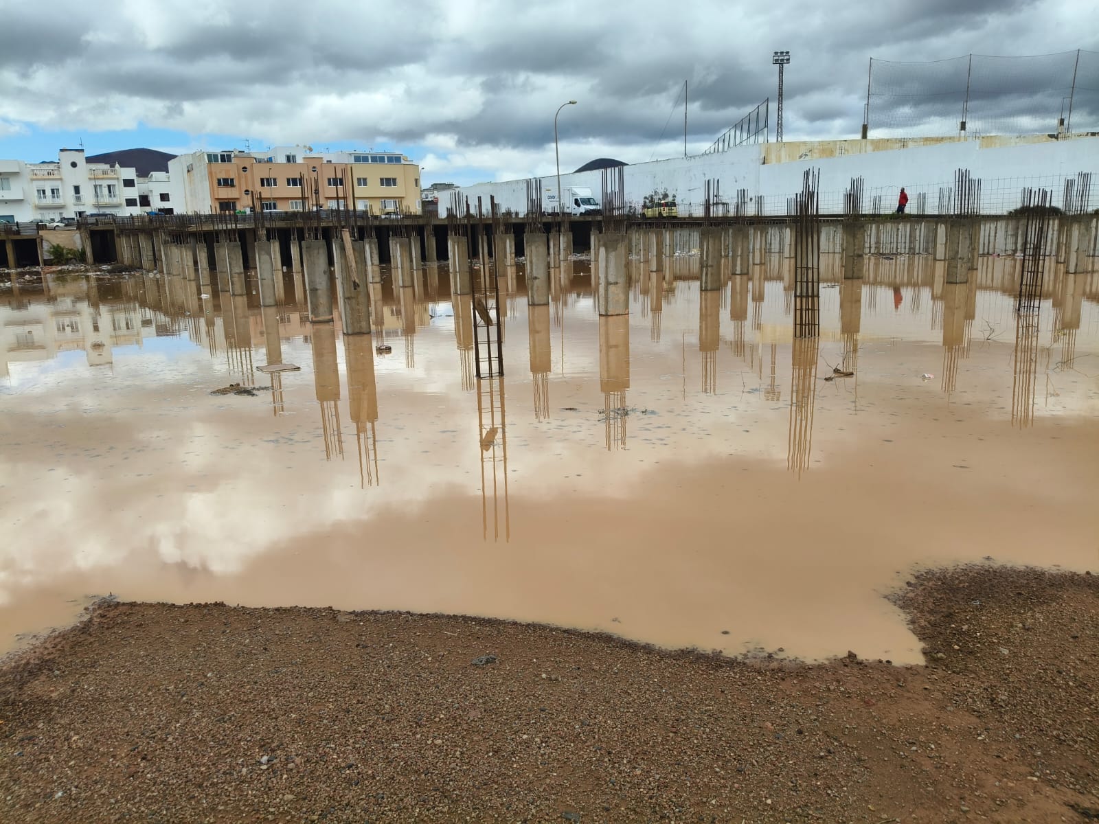 Arrecife sufre la peor parte de las lluvias Arrecife sufre la peor parte de las lluvias