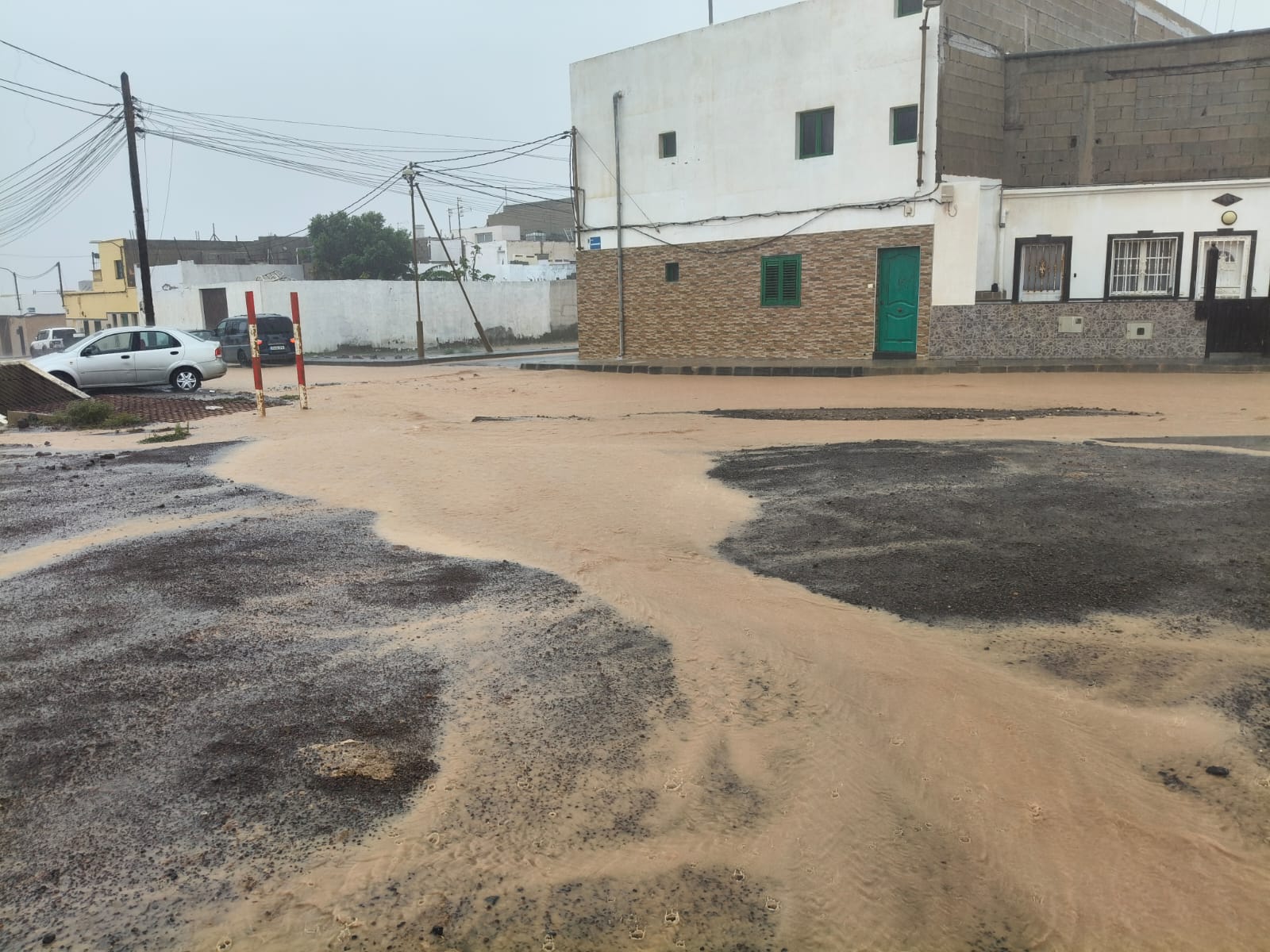 Arrecife sufre la peor parte de las lluvias Arrecife sufre la peor parte de las lluvias