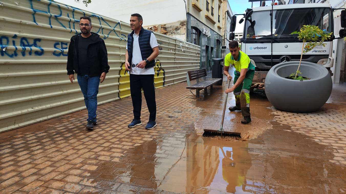 Supervisión de daños hoy en Arrecife 