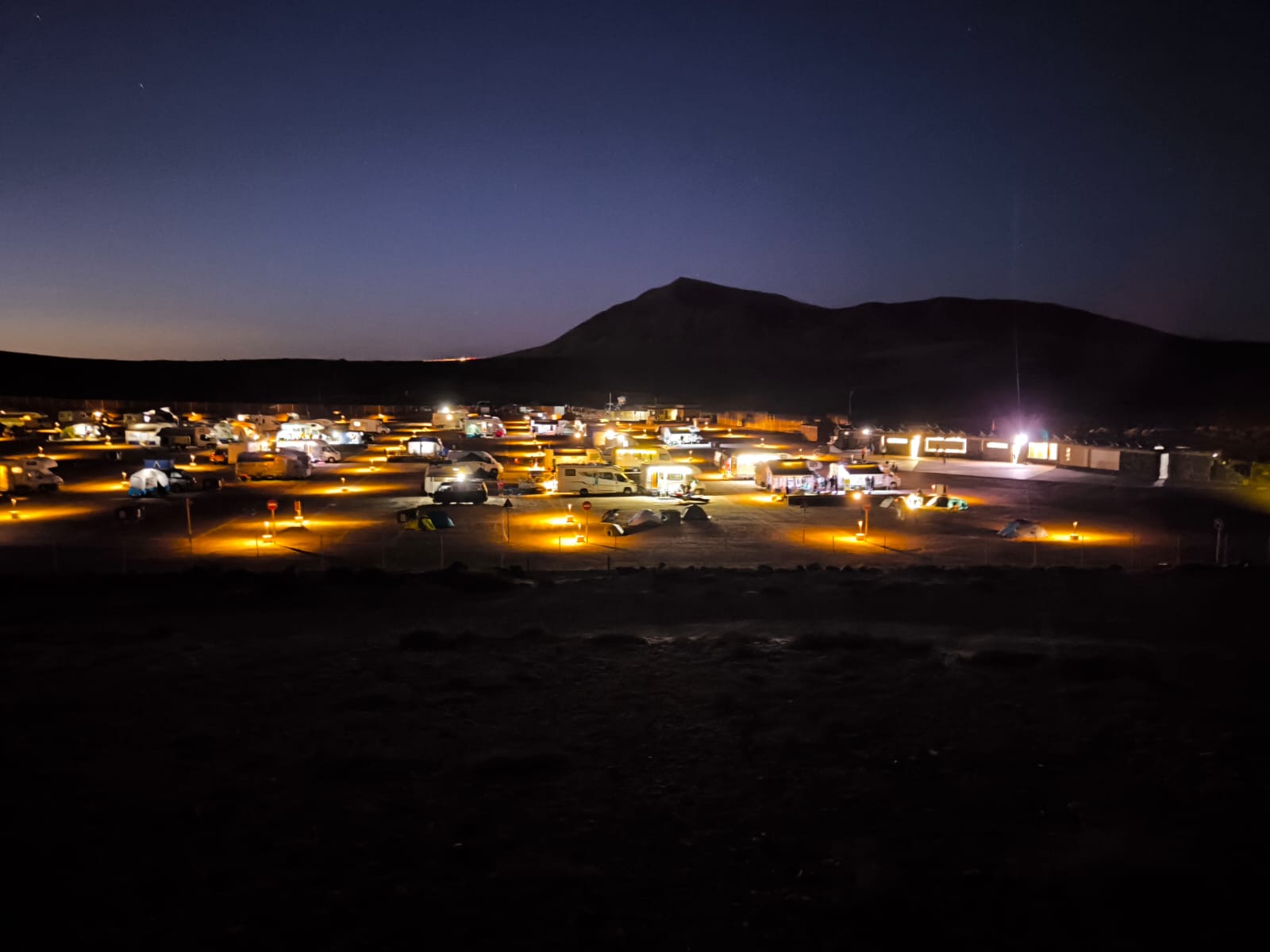 The Papagayo camping area achieves 98% occupancy during Holy Week.