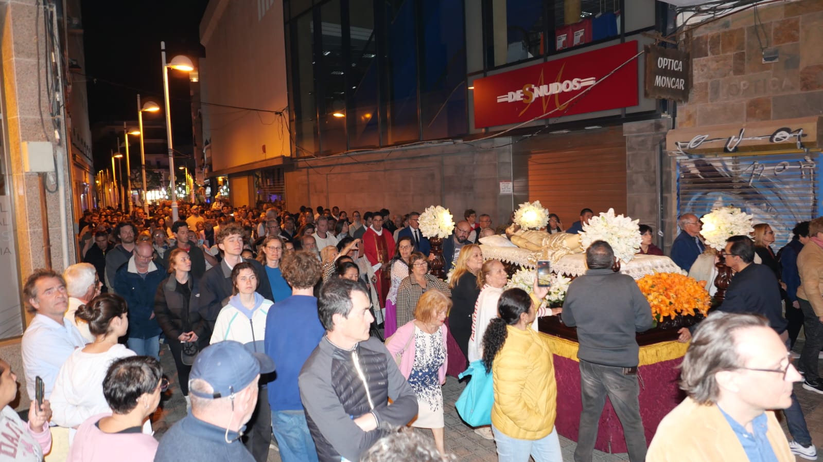 Procesión del Santo Entierro en Viernes Santo.