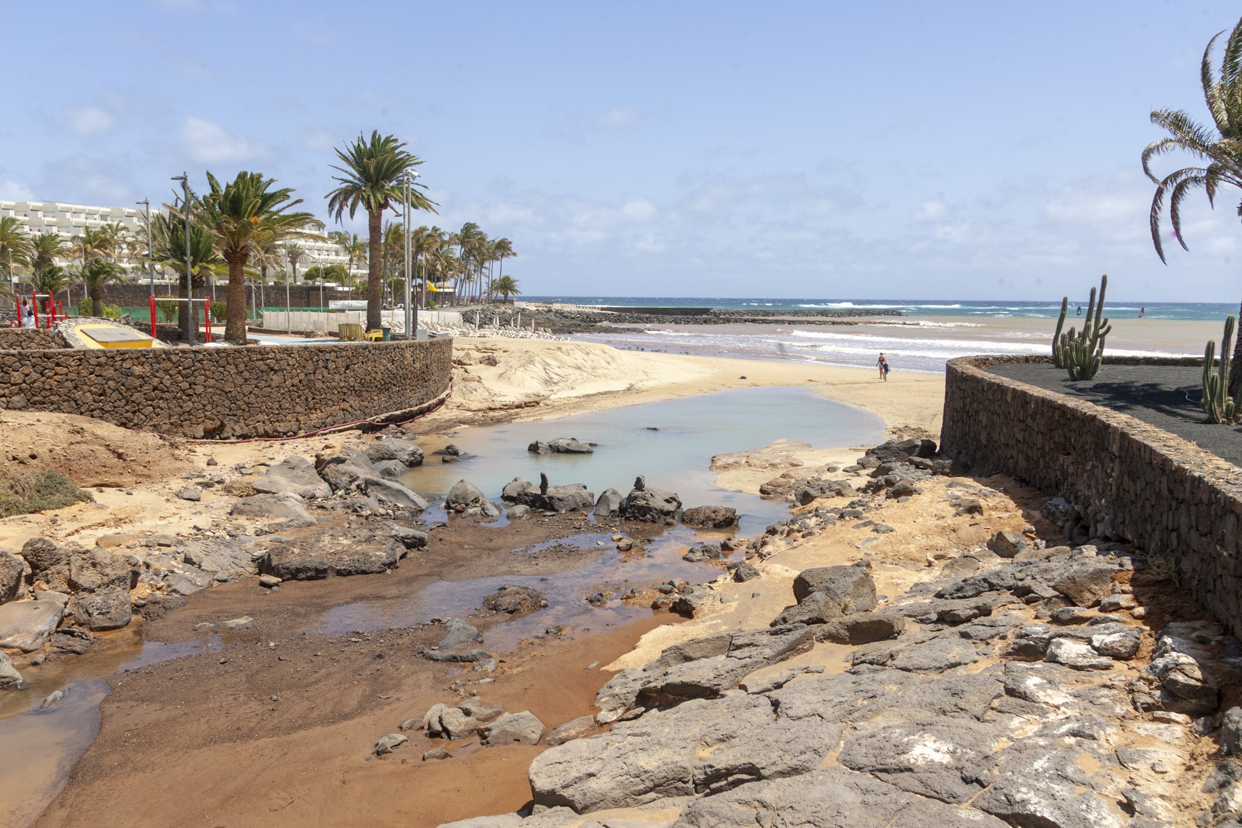 Destrozos provocados por las lluvias en Lanzarote. Foto: Juan Mateos Destrozos provocados por las lluvias en Lanzarote. Foto: Juan Mateos