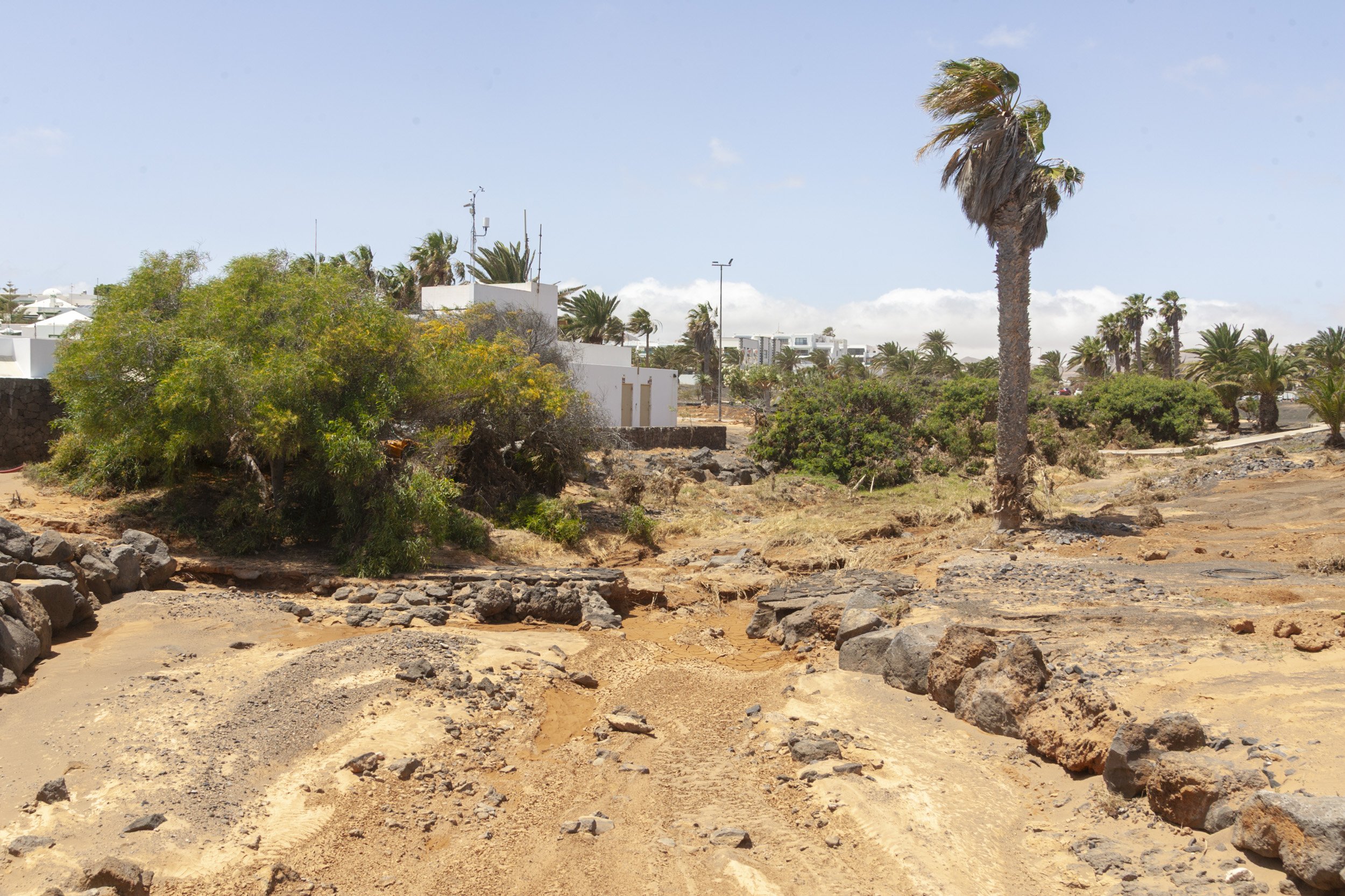Destrozos provocados por las lluvias en Lanzarote. Foto: Juan Mateos Destrozos provocados por las lluvias en Lanzarote. Foto: Juan Mateos