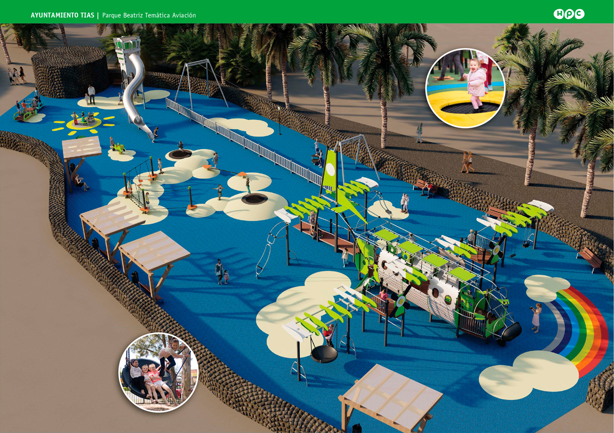 Infografía del nuevo parque de Matagorda