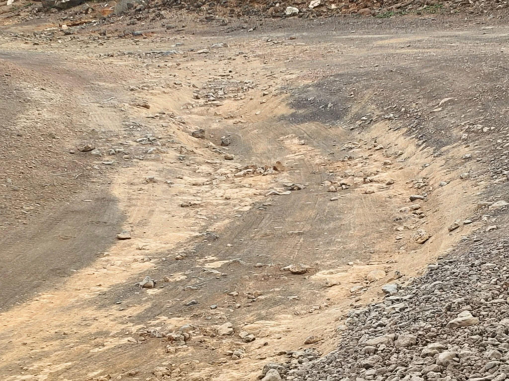 Caminos diseminados de Argana afectados Caminos diseminados de Argana afectados