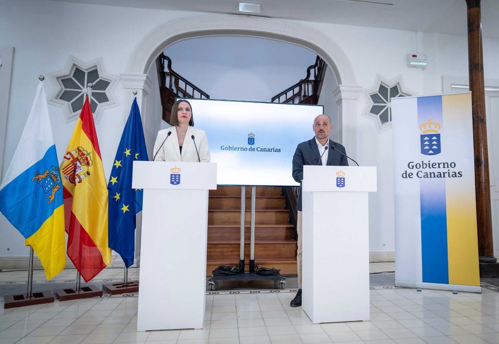 Rueda de prensa Consejo de Gobierno, celebrado en Lanzarote.