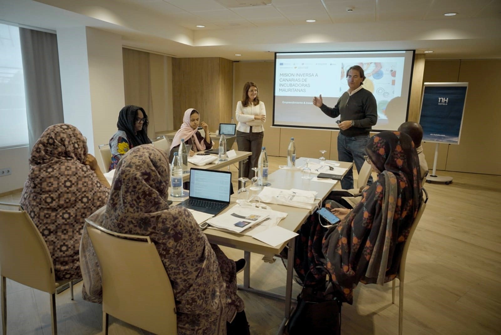 Parte de la mentoría para acelerar la creación de empresas en Mauritania. Emprendimiento.