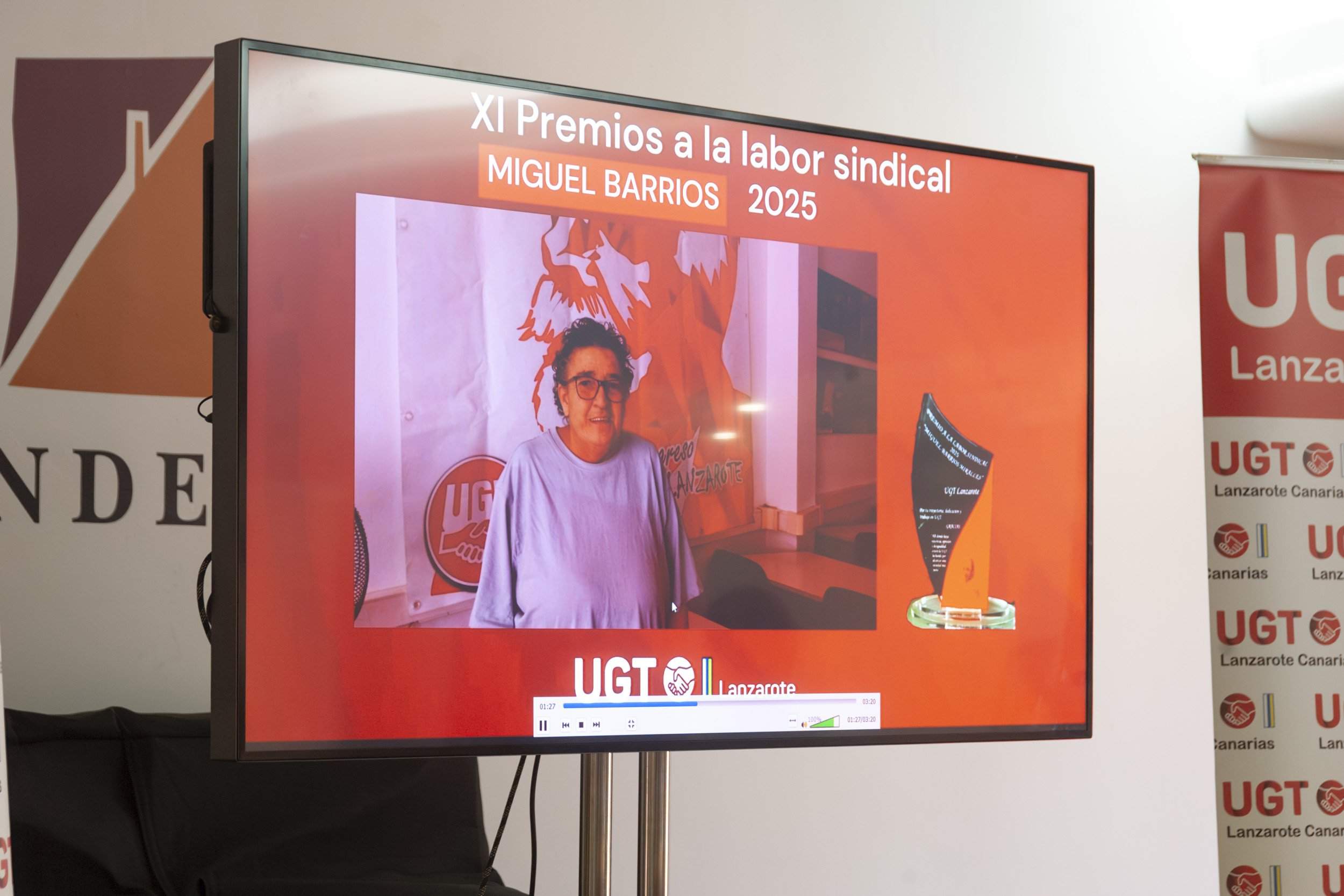 Premios Miguel Barrios de UGT, 2025 (Fotos: Juan Mateos)