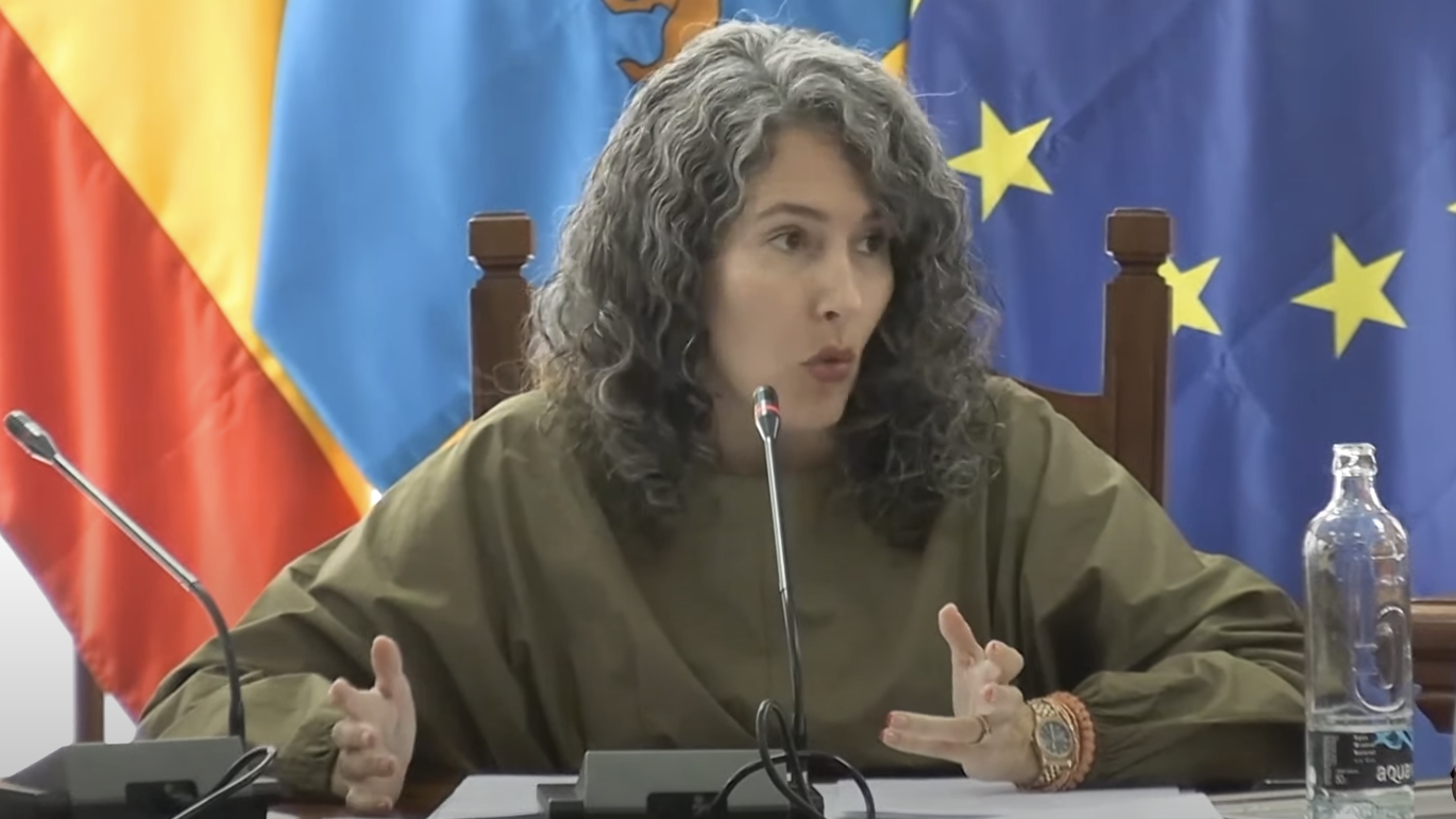 La portavoz del Grupo Socialista en el Cabildo de Lanzarote, Ariagona González.