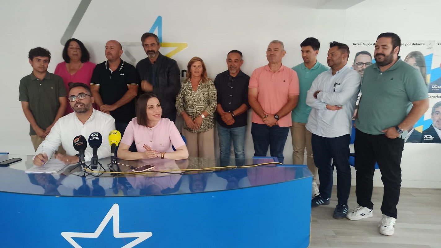 Rueda de prensa Coalición Canaria este miércoles.