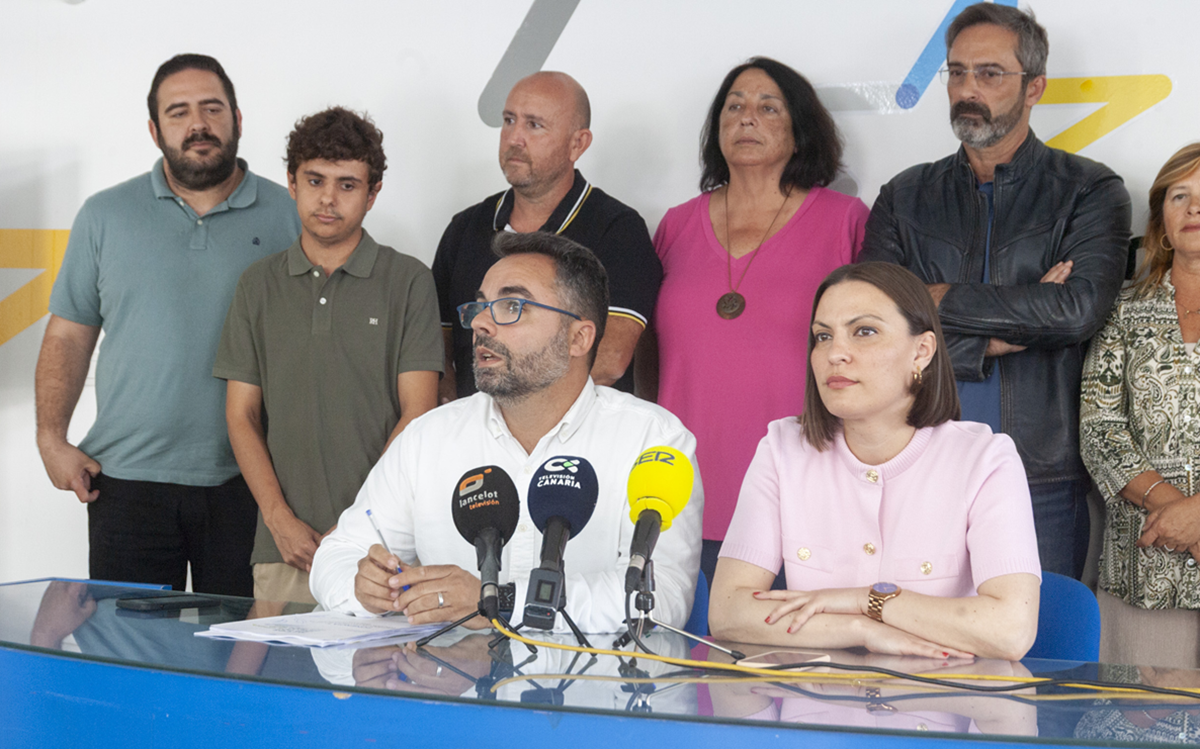 Echedey Eugenio y Migdalia Machín durante la rueda de prensa. Foto: Juan Mateos