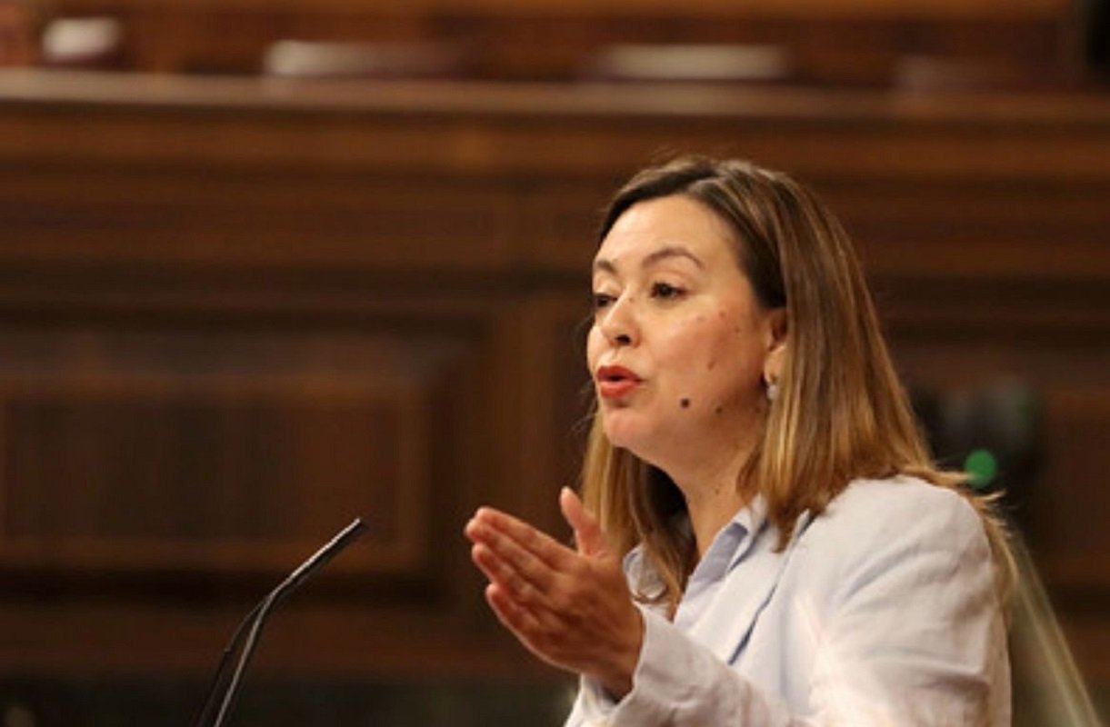 La secretaria insular del PSOE de Lanzarote y diputada en el Congreso, María Dolores Corujo.