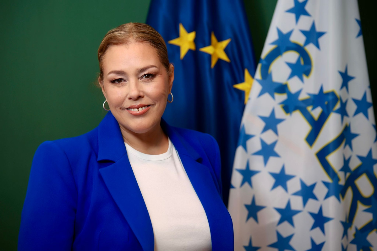 Astrid Pérez, presidenta del Parlamento de Canarias y de la Calre