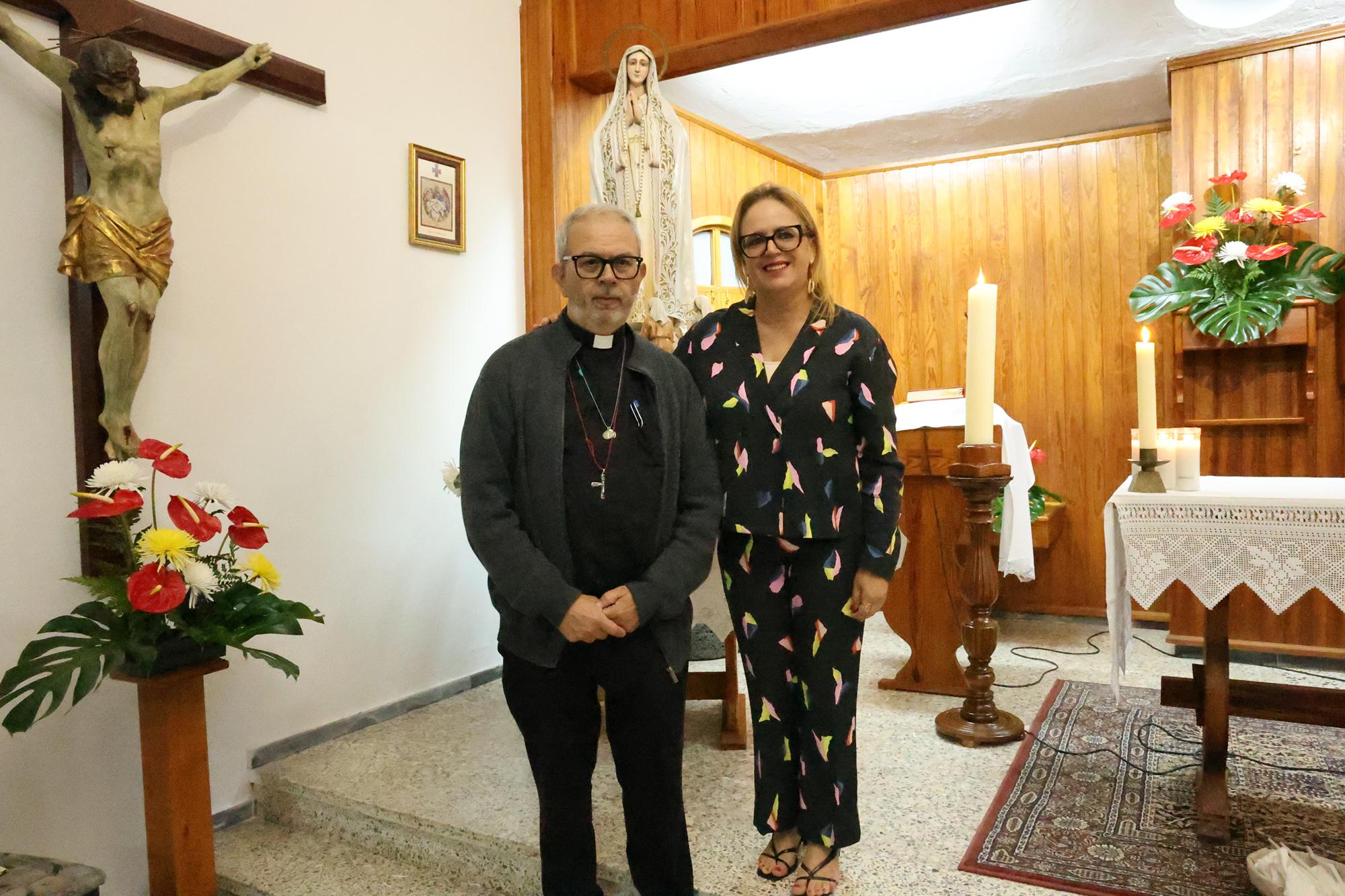 Procesión de la Virgen de Fátima en Muñique