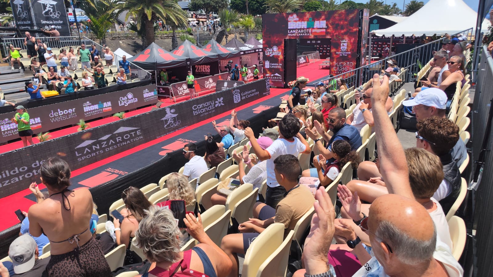 Meta de la XXXIII edición Ironman Lanzarote Meta de la XXXIII edición Ironman Lanzarote