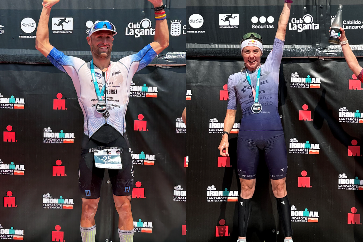 Lucy Charles-Barclay y Dylan Magnien, ganadores del XXXIII Ironman Lanzarote