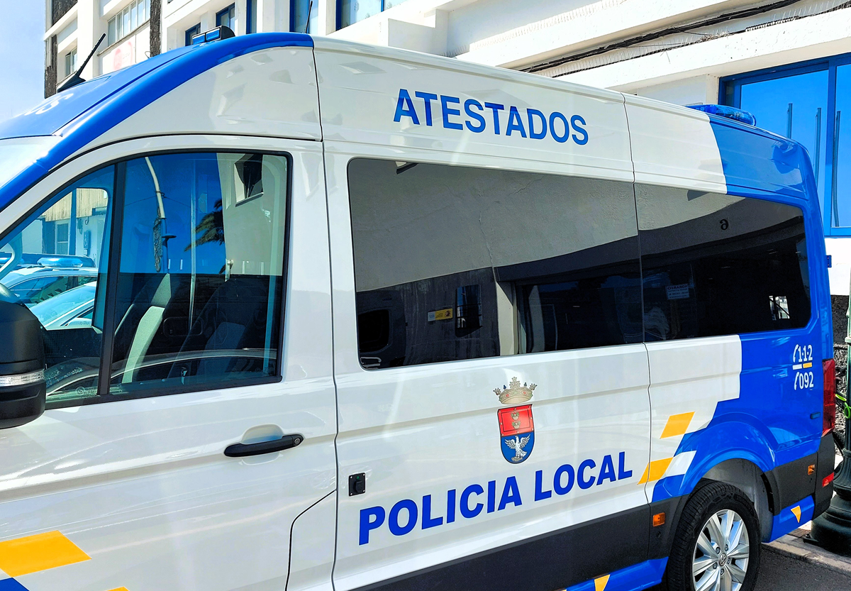 La unidad de Atestados de la Policía Local de Arrecife realizó la investigación sobre este conductor ebrio e