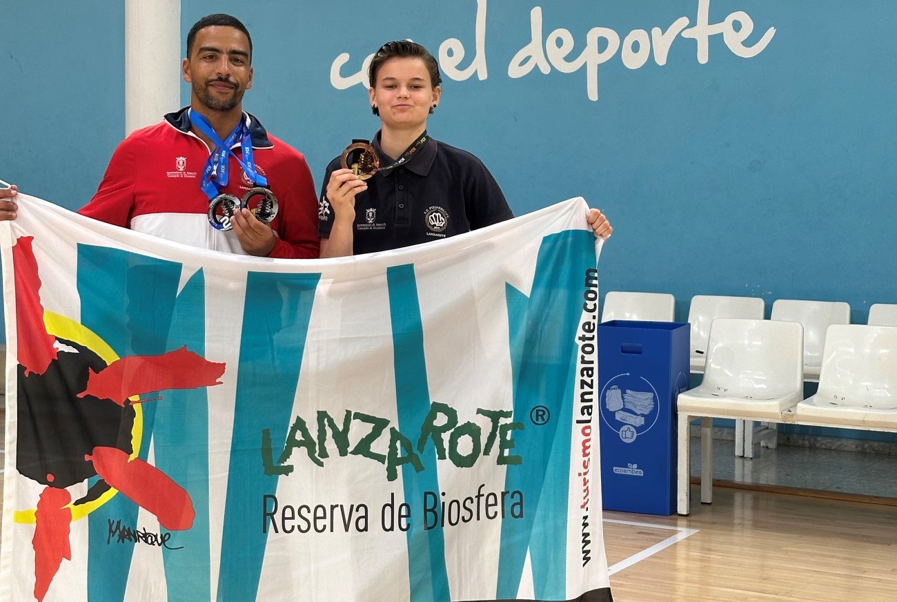 Doble oro y una plata para el Club Karate Poliarrecife en el Campeonato de Los Realejos
