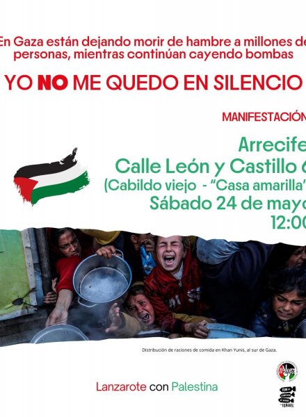 Cartel Gaza 24 de mayo Cartel Gaza 24 de mayo