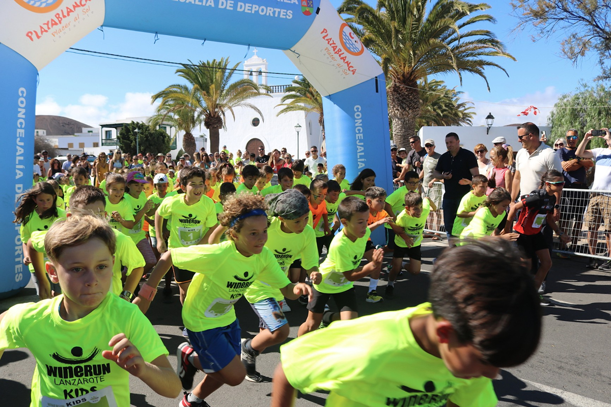 Participants in the 'Wine Run Kids'