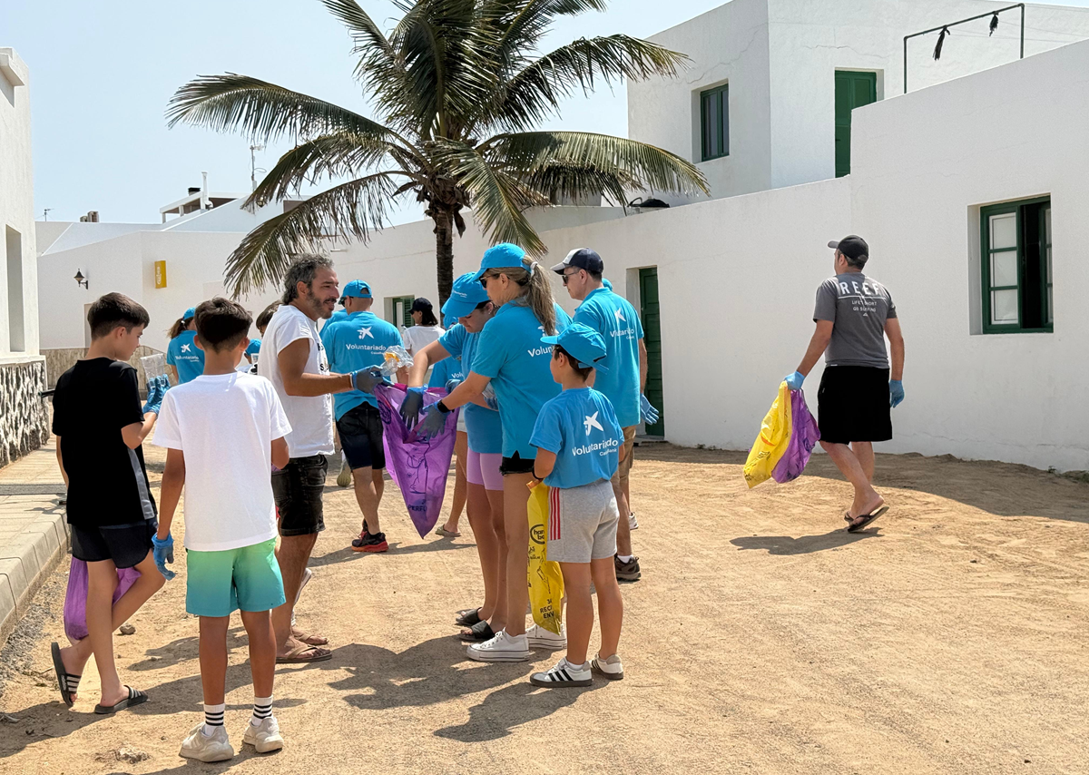 Limpieza de La Graciosa