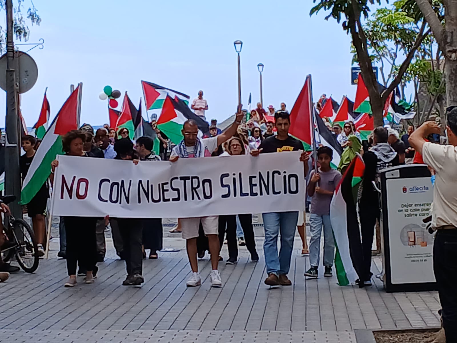 Manifestación de Lanzarote por Palestina