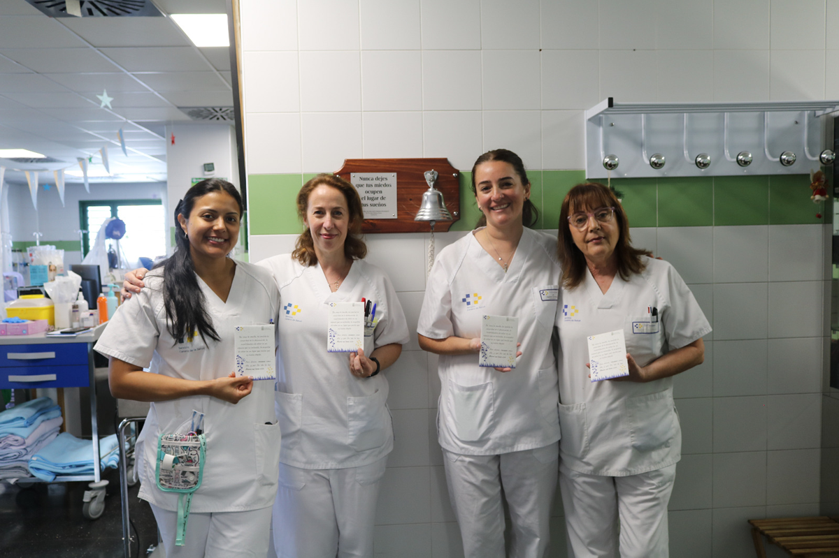 Equipo de Enfermería del Hospital de Día Oncomatológicof