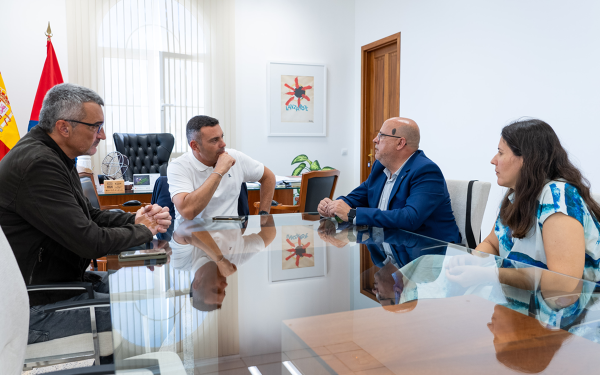 Reunión con representantes de la ONCE en Canarias
