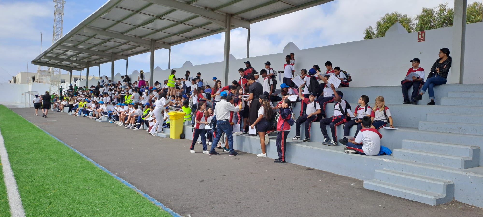 Taller para escolares de lucha de garrote en Arrecife.