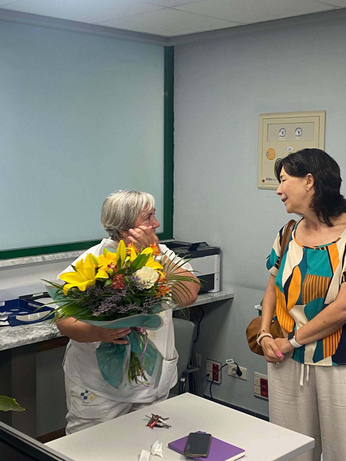 Homenaje a la enfermera Carmen Gallo. Fotos: Molina Orosa.