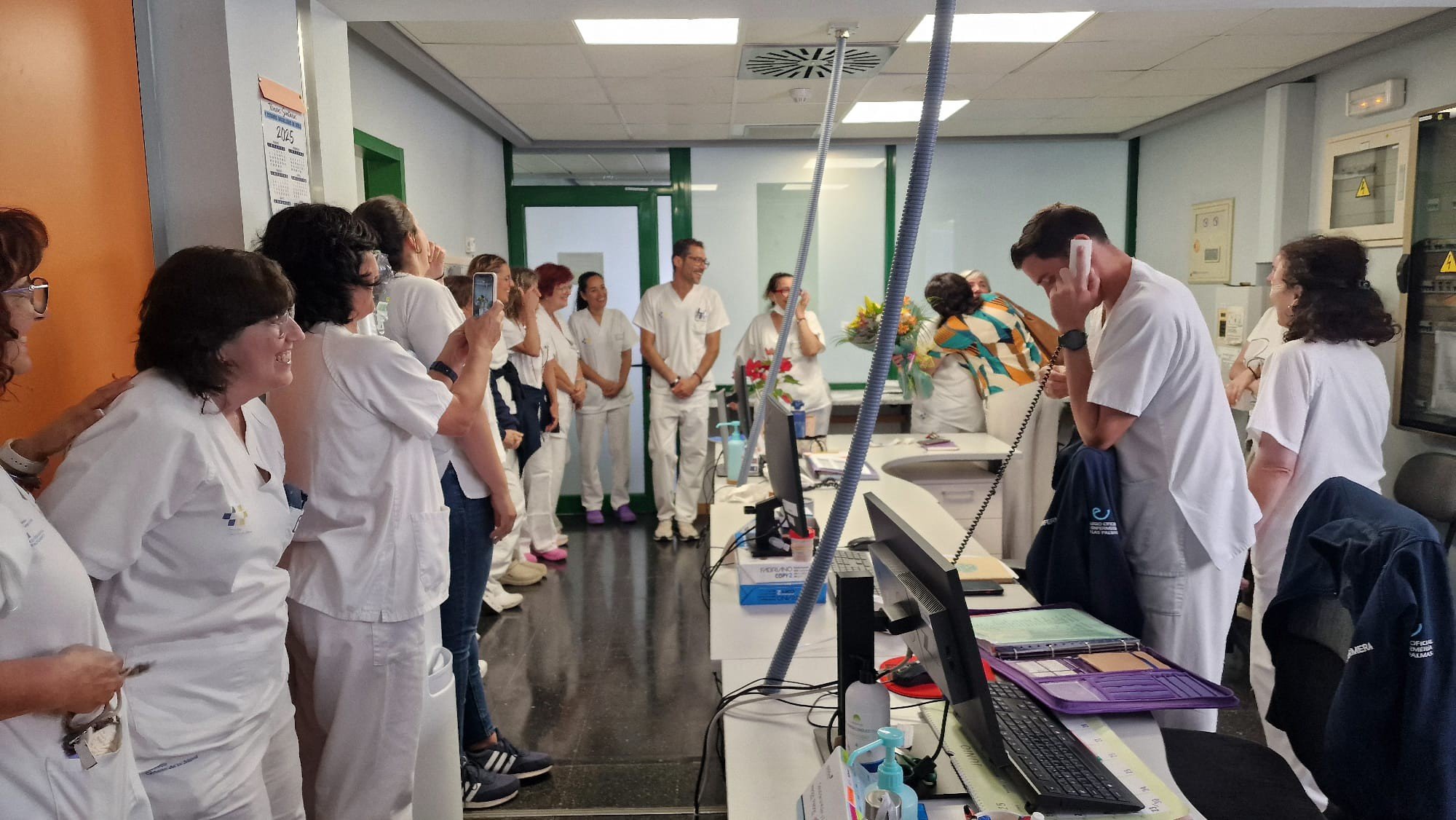 Homenaje a la enfermera Carmen Gallo. Fotos: Molina Orosa.